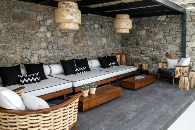 Choose from the many seating areas