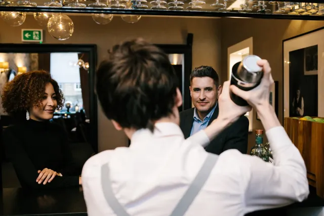 Unwind with a whiskey at the bar