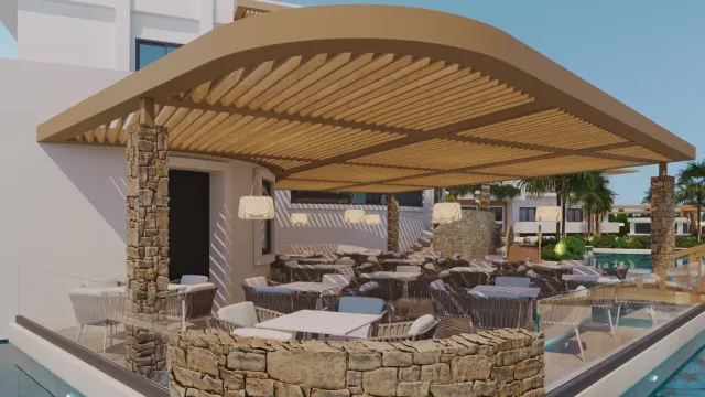 With fresh dishes from a live kitchen