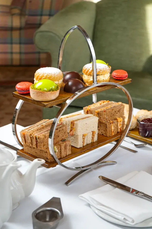 Enjoy Devonshire cream tea or savoury eats