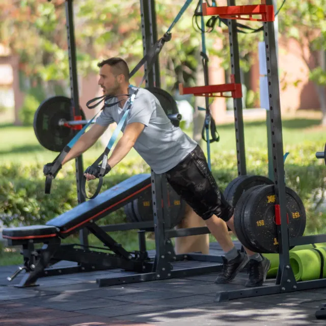 With a personal trainer on site