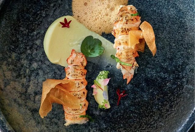 Enjoy a hot stone culinary experience