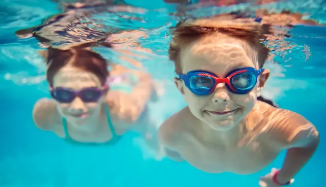 With a 15 metre swimming pool   gym