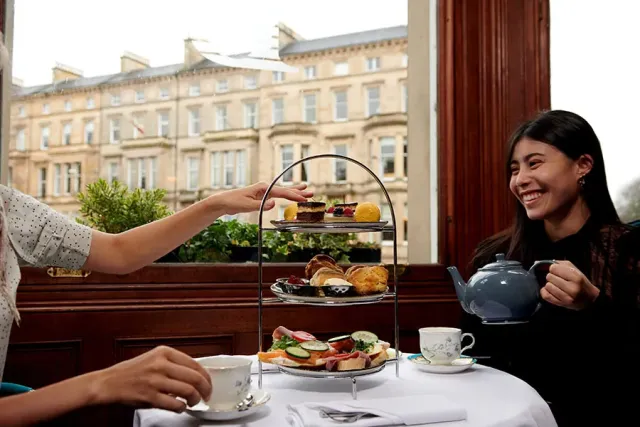 Classic sandwiches  cakes  and Brodies tea