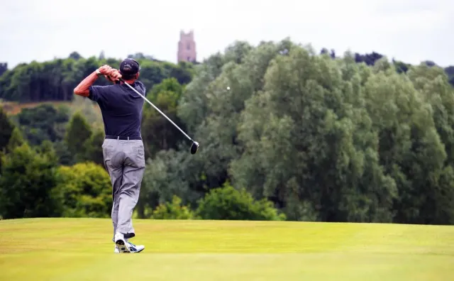 Practise your swing on the greens