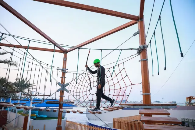 Try out the rope courses