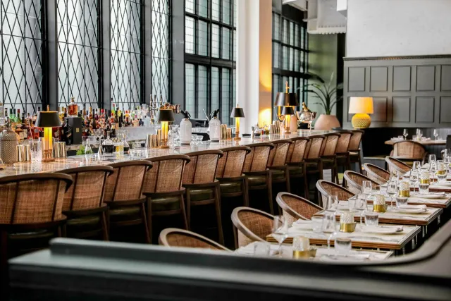 With a diverse menu in a stylish setting