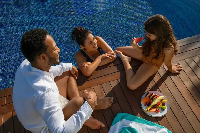 Hang out at the pool
