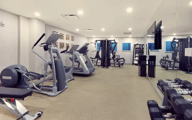 Stay fit at the on site gym