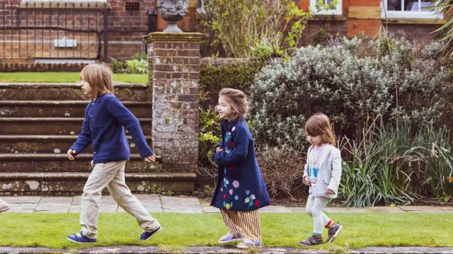 Young guests receive welcome kits on arrival