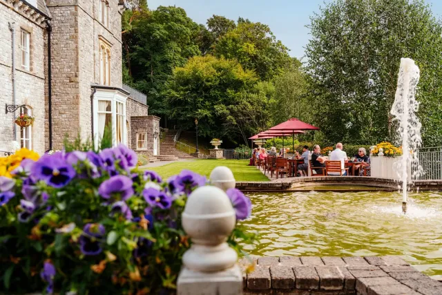 Enjoy a meal whilst soaking up the sun