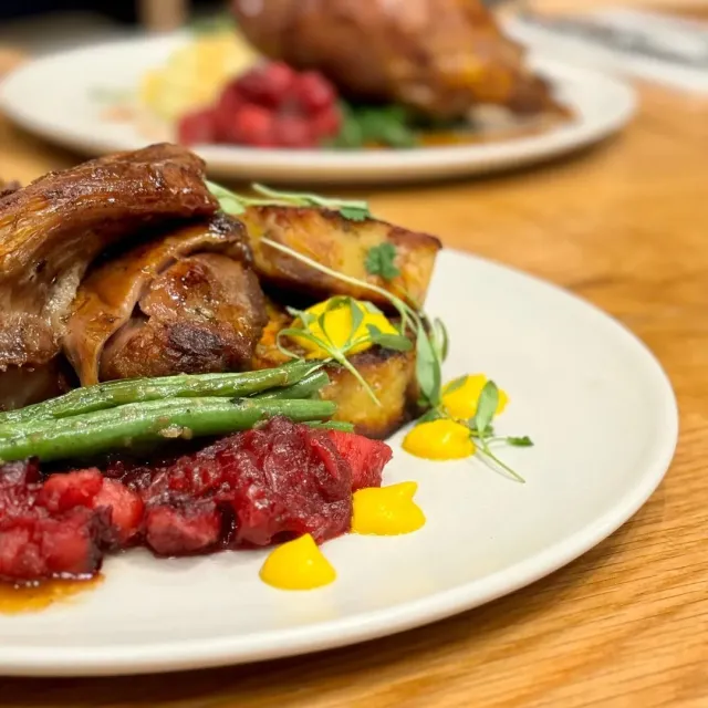 Serving great food  coffee   cocktails