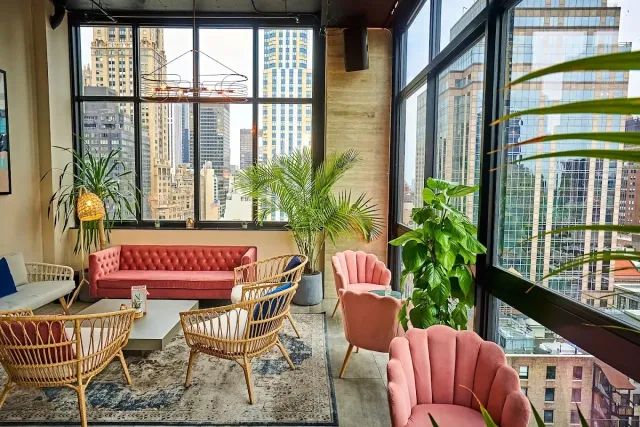 Craft cocktails  city views   a vibrant ambience