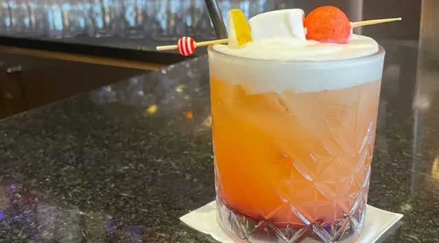 Tasty kids  mocktail served at the bar