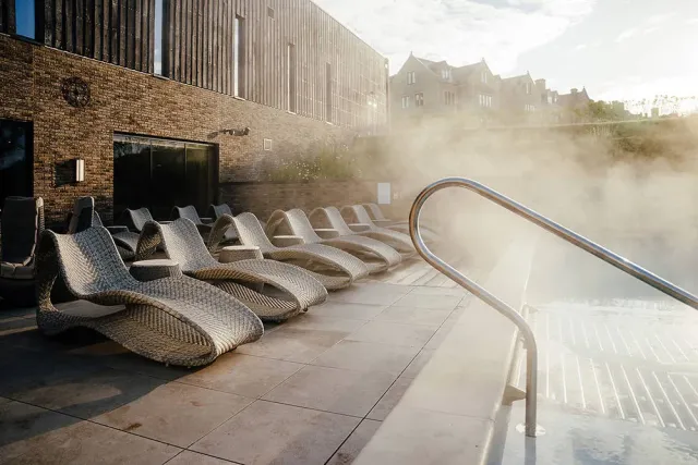 Relax in the bubbly waters   enjoy the view