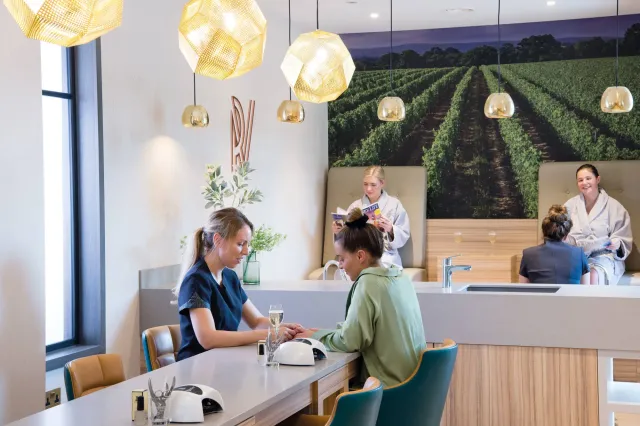 Book a facial  massage  or manicure