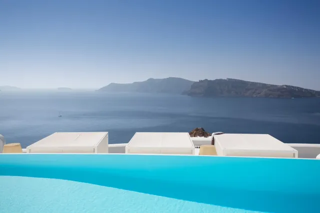 With breathtaking views of the Aegean sea