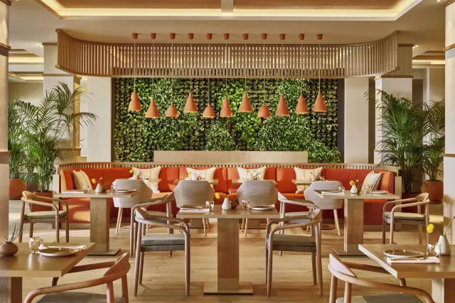 Dig into a Mediterranean style buffet