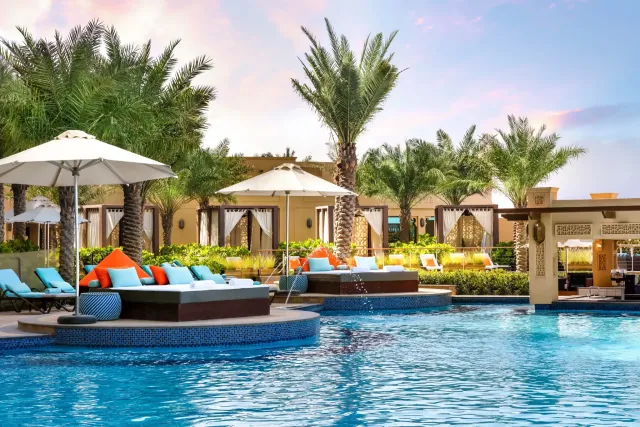 Unwind with a cocktail by the pool