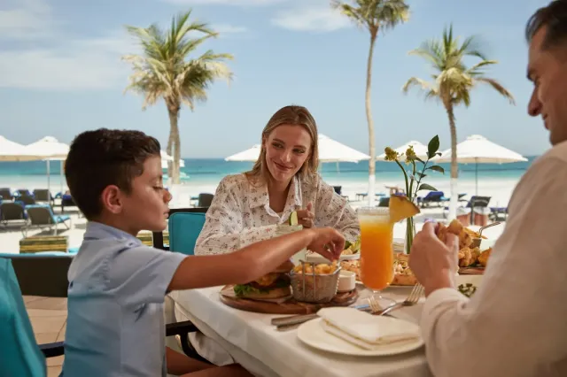 A swim up pool bar offering light refreshments