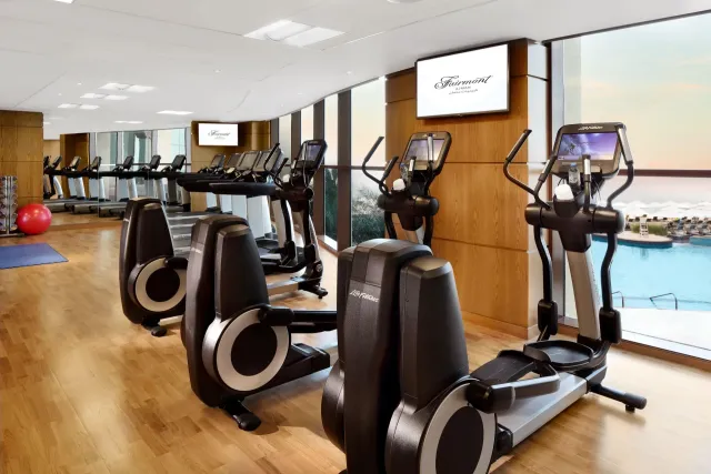 Recharge at the fully equipped gym