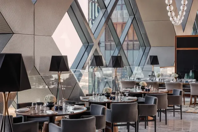 Enjoy refined all day dining   amazing views