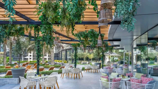 Indulge in modern French cuisine in a stylish setting