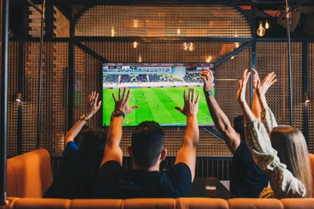 With live sports   gaming in a lively setting