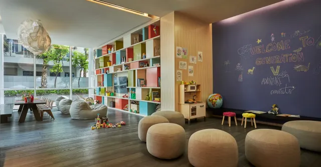 A vibrant  engaging space for kids