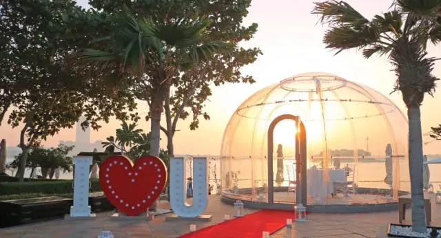 Savour a delectable meal with your loved one