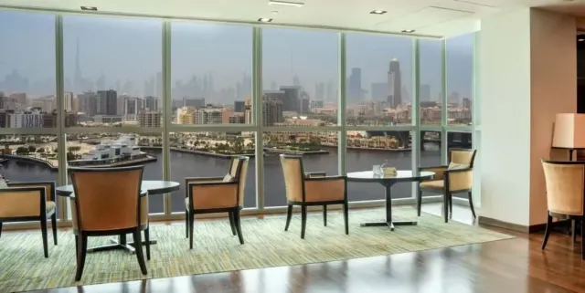 A gourmet coffee lounge with amazing views