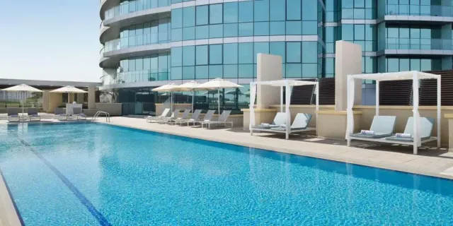 Enjoy a refreshing swim