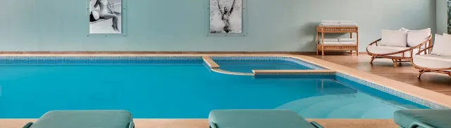 Unwind in the heated pool