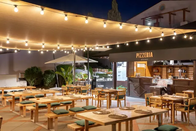 Indulge in delicious hand made pizzas