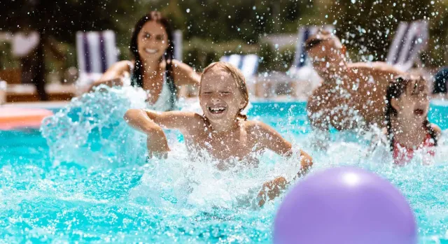 Make a splash in four outdoor pools
