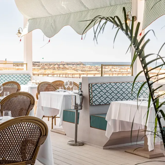 Enjoy vibrant beachside dining