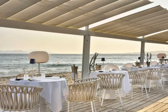 Indulge in fine dining on the beach