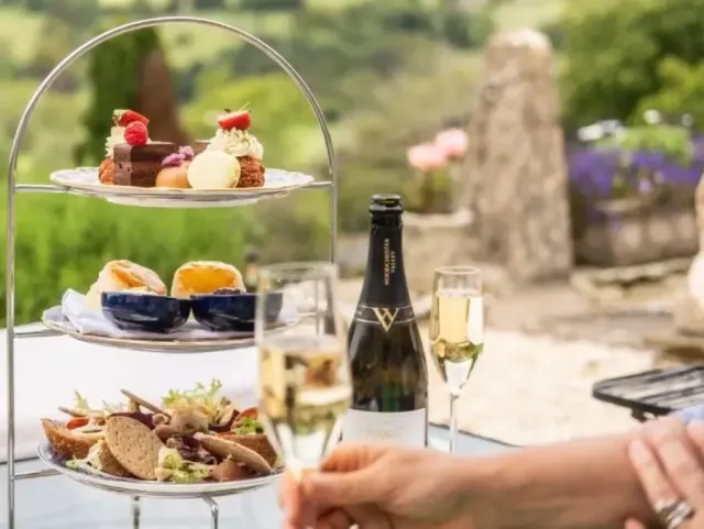 Enjoy an al fresco afternoon tea