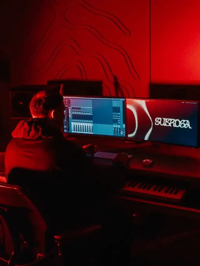 A state of the art recording studio
