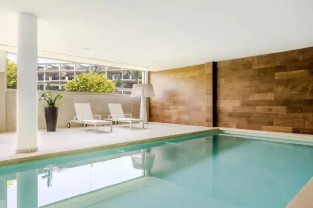 Soak away your stress in 2 heated pools