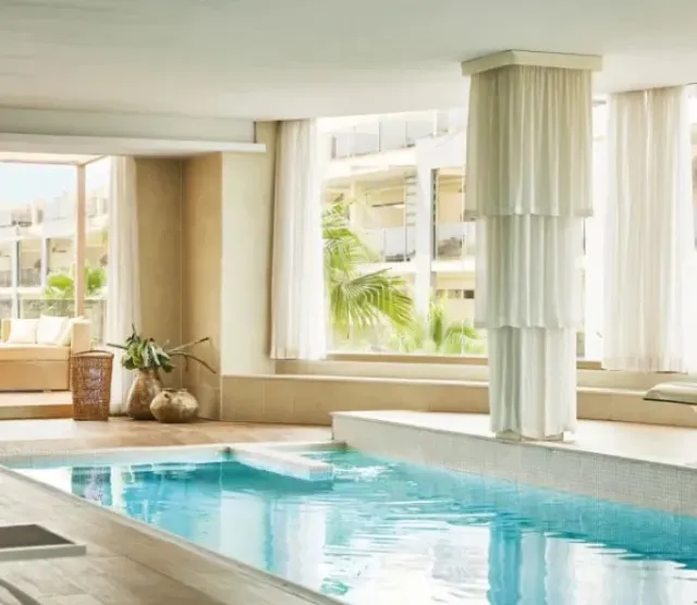 Relax in two heated indoor pools