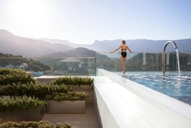 With endless sea and mountain views