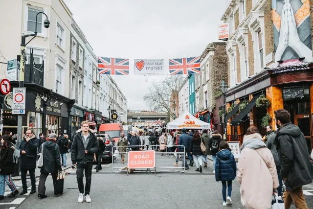 Browse high end stores   vibrant markets