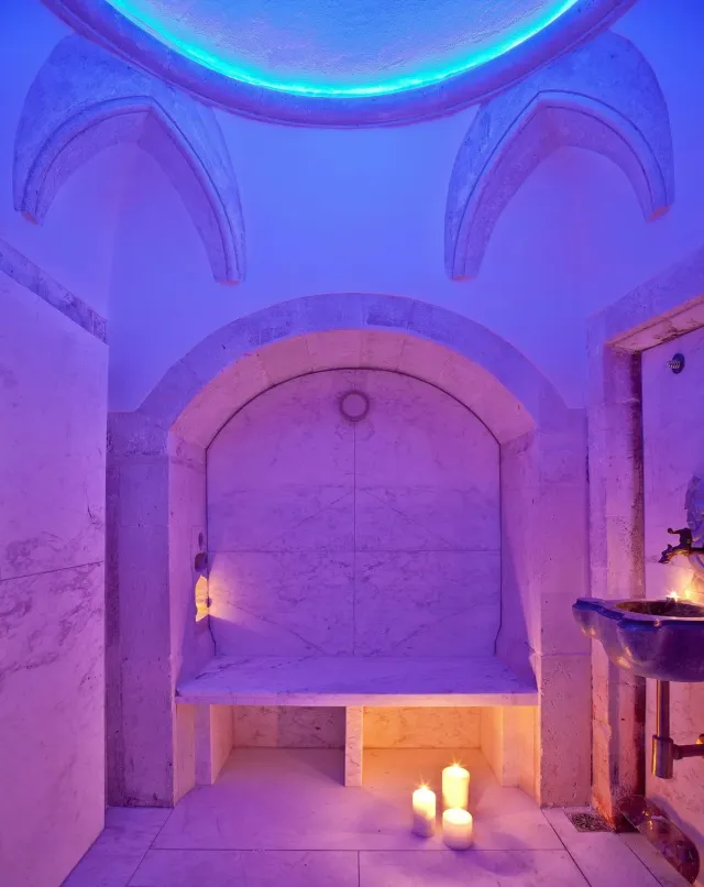 Unwind in the tranquil Turkish bath