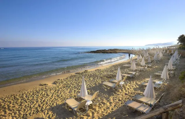 Lay back   relax on the sun loungers