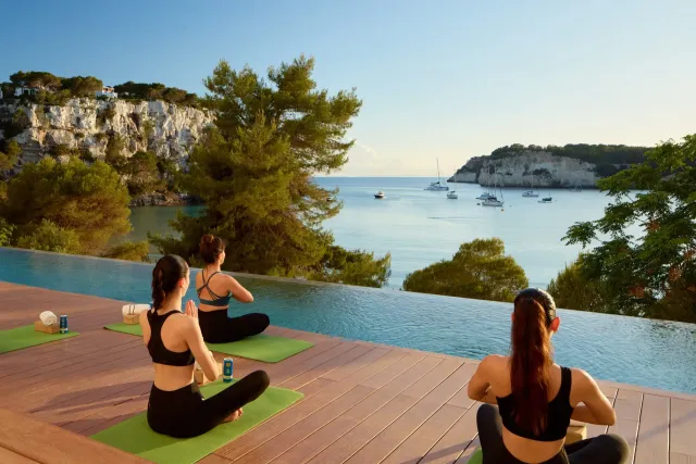 The perfect spot for yoga practise