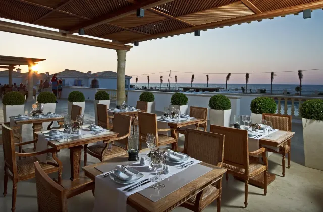 Unwind in this adults only dining venue