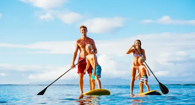 Take up water skiing  windsurfing   more