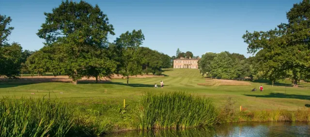 Tee off on the 18 hole golf course