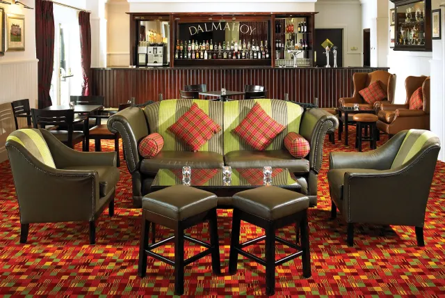 A relaxed social hub  popular with golfers